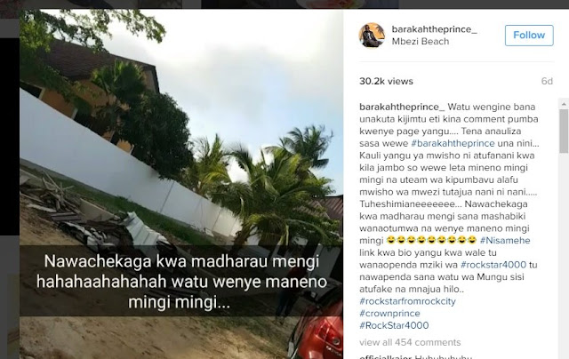 Nyumba Aliyosema Barakah The Prince Anajenga ni ya Mama yake Naj, Kwa Mujibu wa Msanii Aliyeoa Kwa Akina Naj