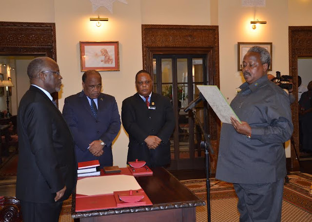 SHUHUDIA HAPA RAIS DKT. MAGUFULI AKIWAAPISHA VIONGOZI MBALIMBALI