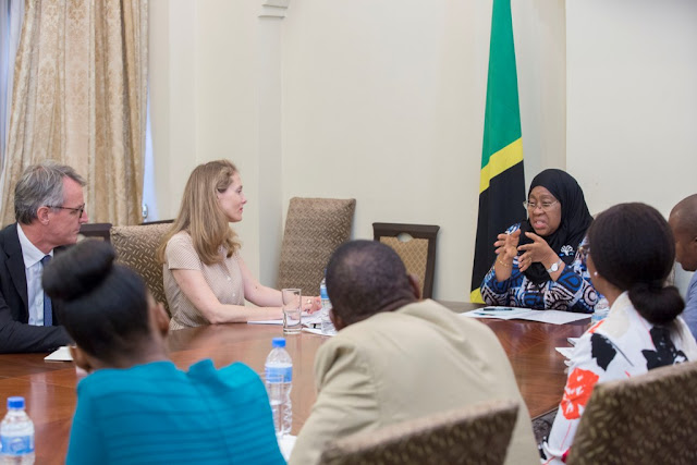 MAKAMU WA RAIS AKUTANA NA KUFANYA MAZUNGUMZO NA PRINCESS SARAH ZEID