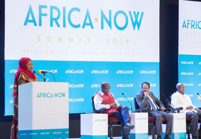MAKAMU WA RAIS AKICHANGIA MADA MKUTANO WA AFRICA NOW SUMMIT 2019