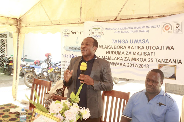 TANGA UWASA YAPATA TUZO KWA KUWA MAMLAKA BORA