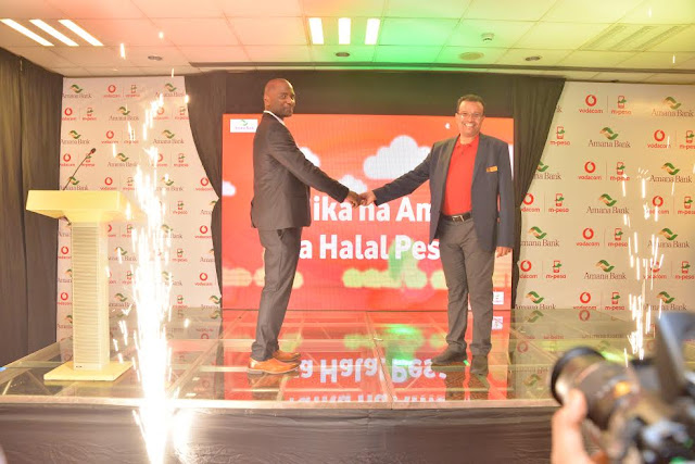 Vodacom join hands with Amana bank to launch an Islamic mobile saving product- Halal Pesa