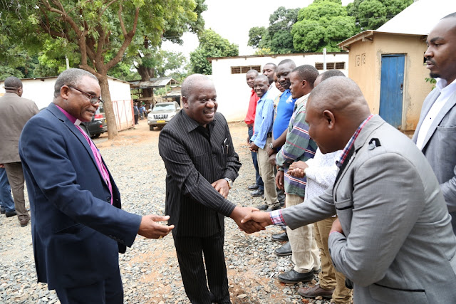 SPIKA NDUGAI ATEMBELEA OFISI KUU YA KANISA LA ANGLIKANA DAYOSISI YA MPWAPWA NA SHULE YA QUEEN ESTHER