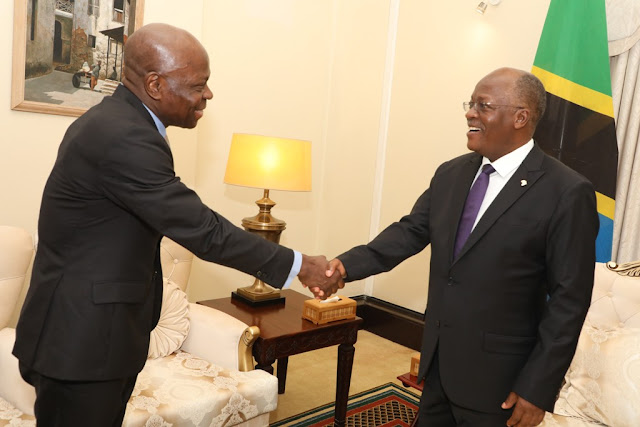 Rais Magufuli akutana na Rais wa Mfuko wa Kimataifa wa Maendeleo ya Kilimo( IFAD) Ikulu jijini Dar es Salaam