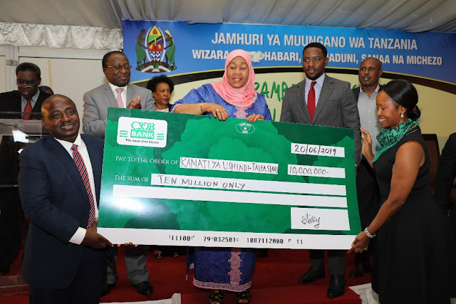 MAKAMU WA RAIS MHE. SAMIA AZINDUA HARAMBEE YA KUCHANGIA TIMU YA TAIFA STARS