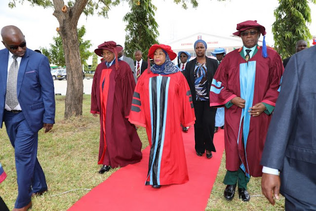 MAKAMU WA RAIS SAMIA AFUNGA MAFUNZO YA SABA CHUO CHA TAIFA CHA ULINZI