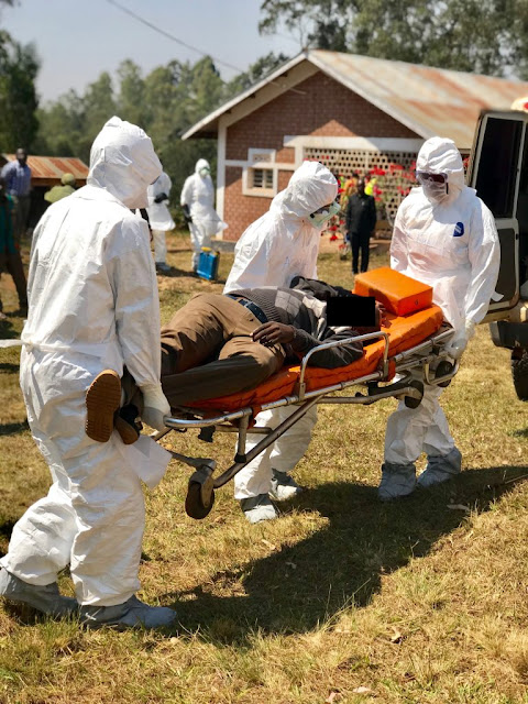 ZOEZI LA UTAYARI KUKABILIANA NA UGONJWA WA EBOLA KATIKA WILAYA YA BUHIGWE MKOANI KIGOMA