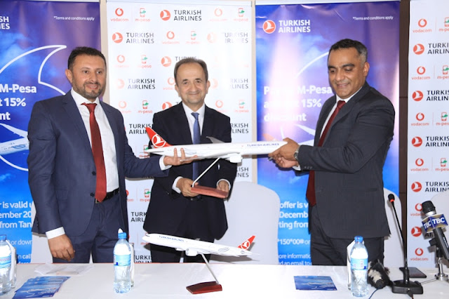 M-pesa yawapa unafuu wasafiri wa anga Wateja wa M-Pesa na Turkish Airline kupata ofa ya asilimia 15