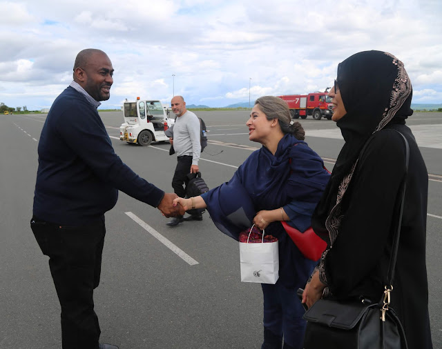 MWENYEKITI WA CWP DUNIANI MHE. SHANDANA KHAN AWASILI KUSHIRIKI SEMINA YA CWP KANDA YA AFRIKA JIJINI ARUSHA