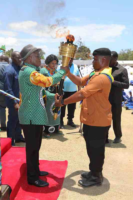 RAIS DKT. MAGUFULI AONGOZA SHEREHE ZA KILELE CHA MBIO ZA MWENGE WA UHURU, WIKI YA VIJANA NA KUMBUKIZI YA MIAKA 20 YA KIFO CHA BABA WA TAIFA MWALIMU JULIUS NYERERE MKOANI LINDI