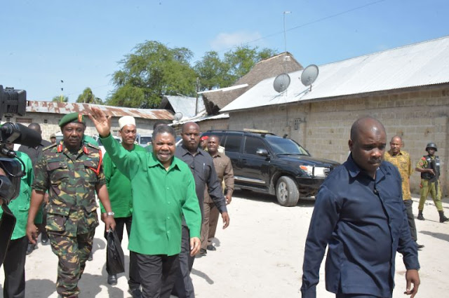 DK.SHEIN AMEZUNGUMZA NA WAZEE WA CCM WILAYA YA AMANI