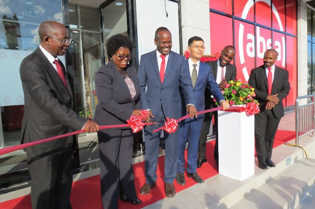 The first Absa branded branch launched in Dar