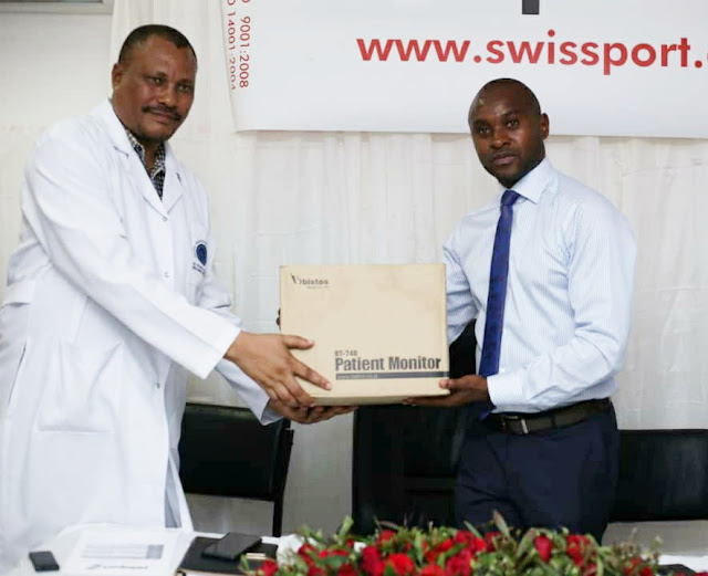 HOSPITALI YA TEMEKE YAPOKEA MASHINE MBILI ZA PATIENT MONITOR SYSTEM KUTOKA SWISSPORT Inbox x