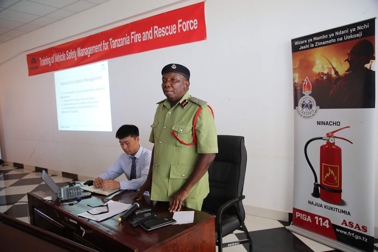 Yutong yatoa Mafunzo kwa Maafisa na Askari wa Zimamoto