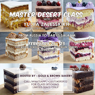 Attend Master Dessert Cake Class Hosted by Gold & Brown Bakery…