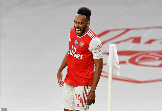 ARSENAL YATINGA FAINALI FA YAICHAPA 2-0 MAN CITY ,AUBAMEYANG APIGA ZOTE