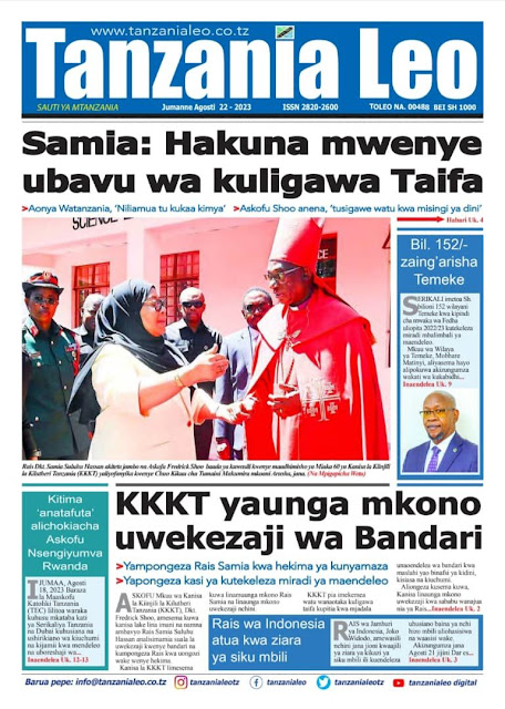 Soma Hapa Magazeti ya Leo 22-08-2023