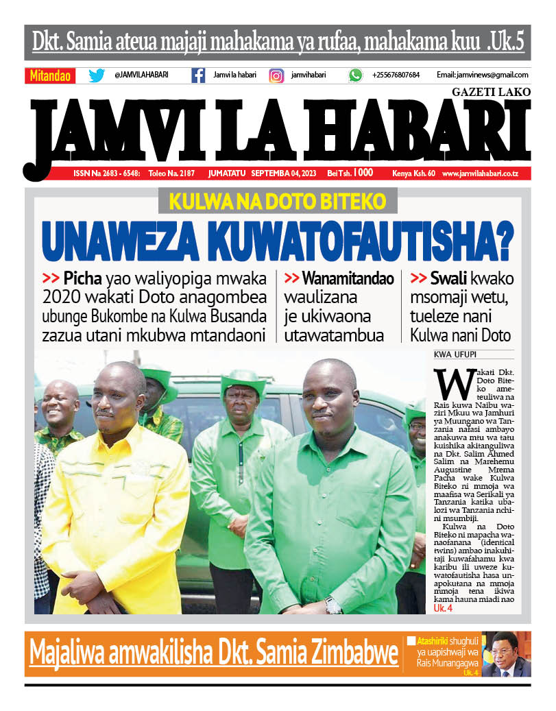 Soma Hapa Magazeti ya Leo Jumatatu 04.09.2023