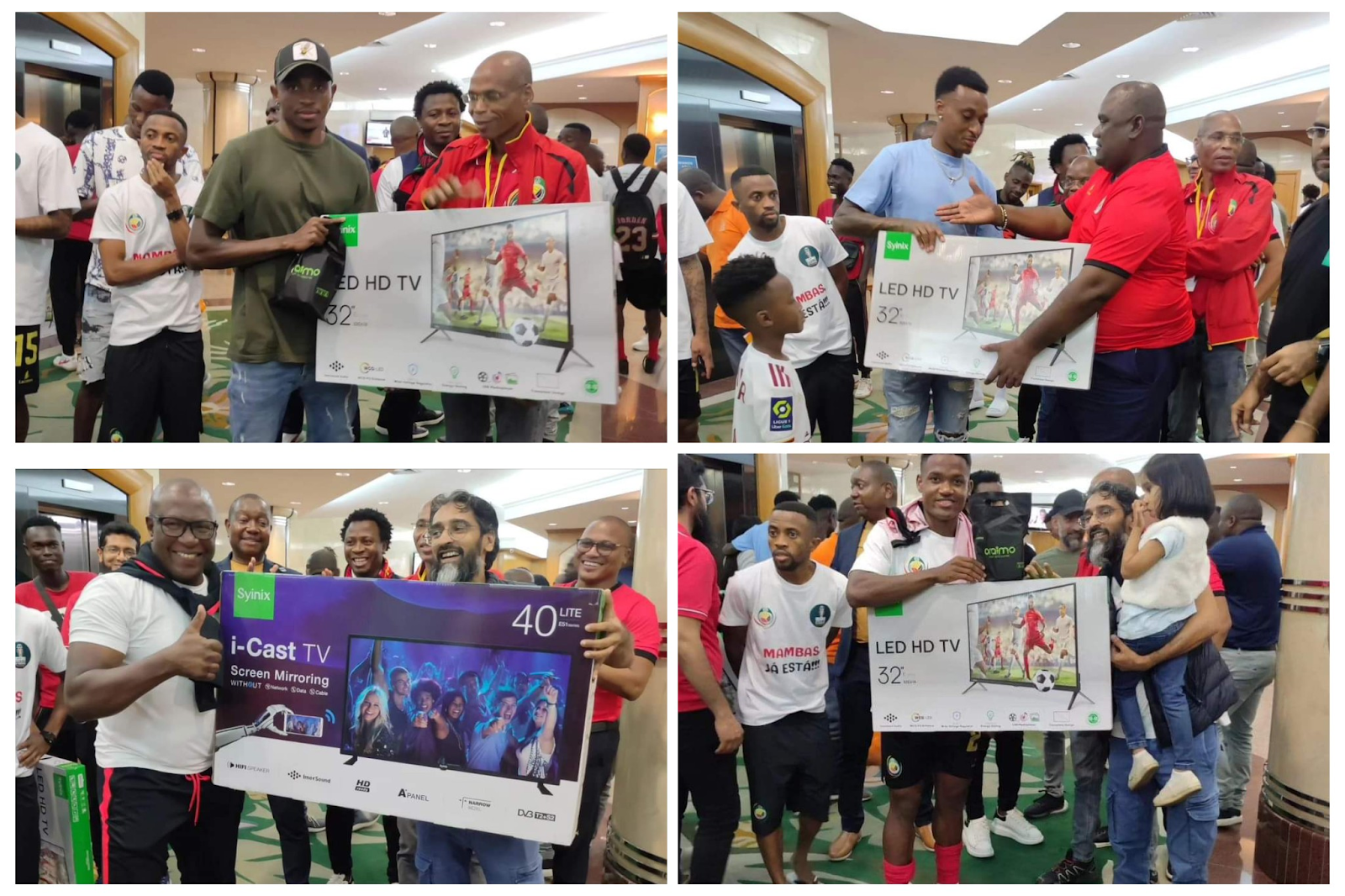 Wachezaji Msumbiji Wapewa zawadi ya TV kila mmoja  kwa kufuzu AFCON