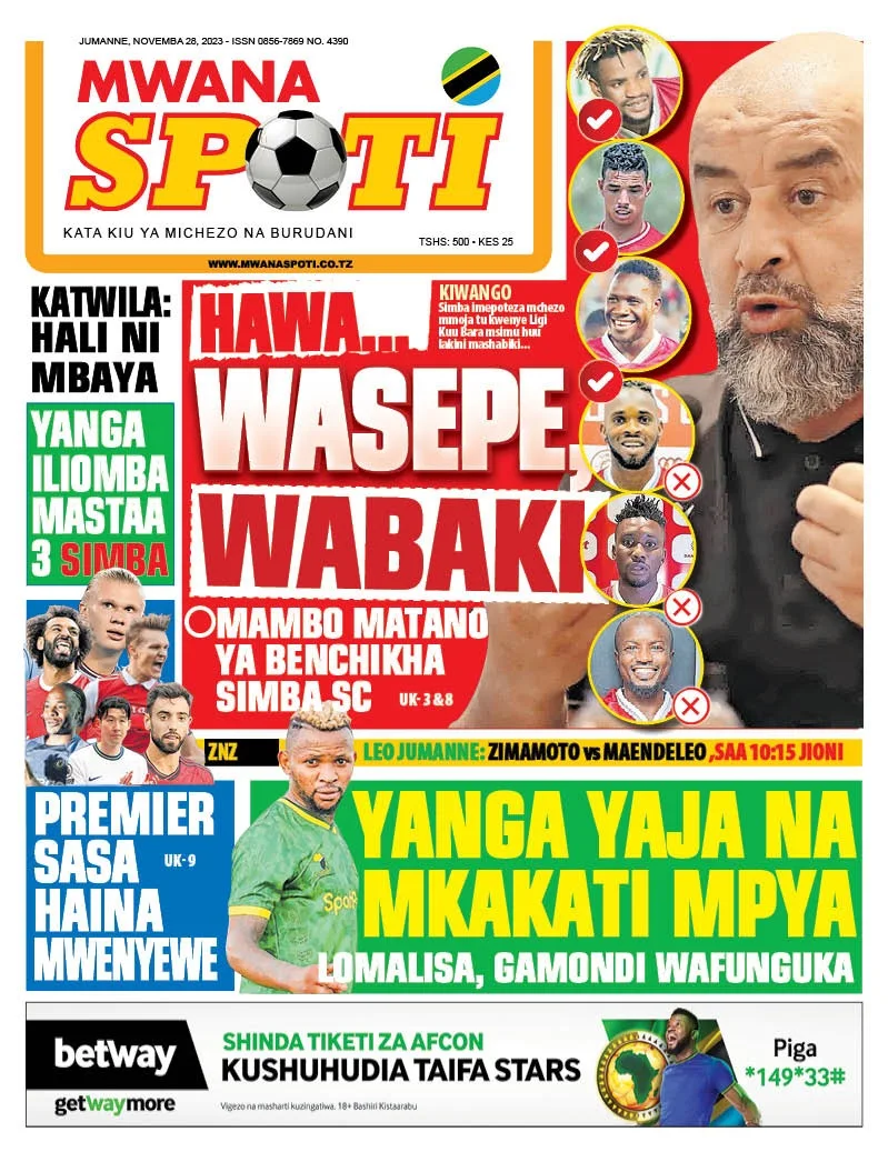 Haya Hapa Magazeti ya Leo Tarehe 28 November 2023