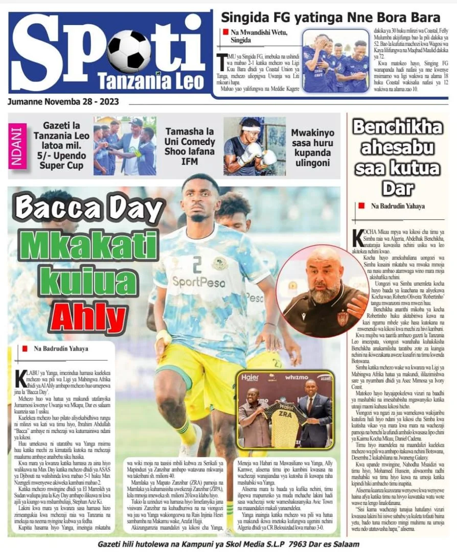 Haya Hapa Magazeti ya Leo Tarehe 28 November 2023