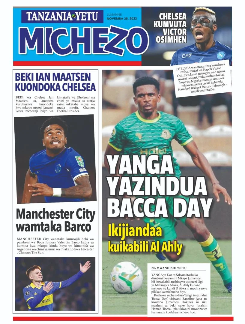 Haya Hapa Magazeti ya Leo Tarehe 28 November 2023