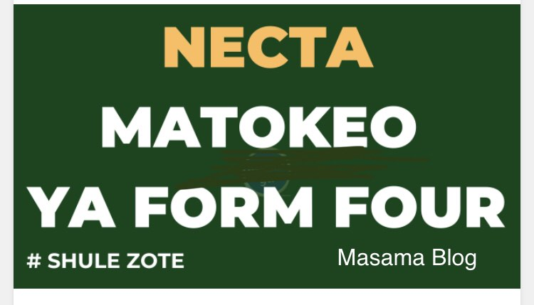 BREAKING NEWS: Haya Hapa Matokeo ya Kidato Cha Nne  2023 - Masama Blog