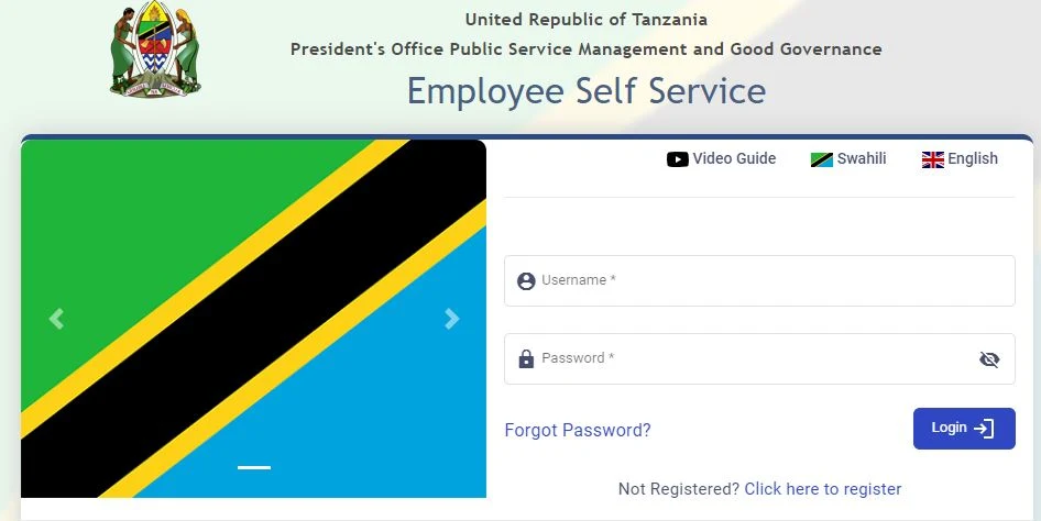 ESS Utumishi Login – Employee Self Service 2024