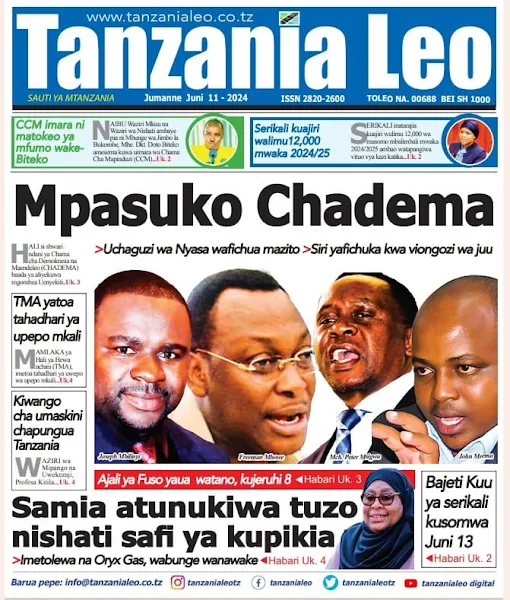 Soma hapa Magazeti ya Leo Jumanne 11 Juni 2024 - Masama Blog