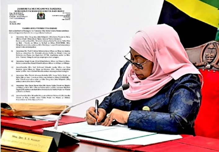 BREAKING NEWS: Rais Samia amefanya Uteuzi mpya wa viongozi Hawa Muda Huu