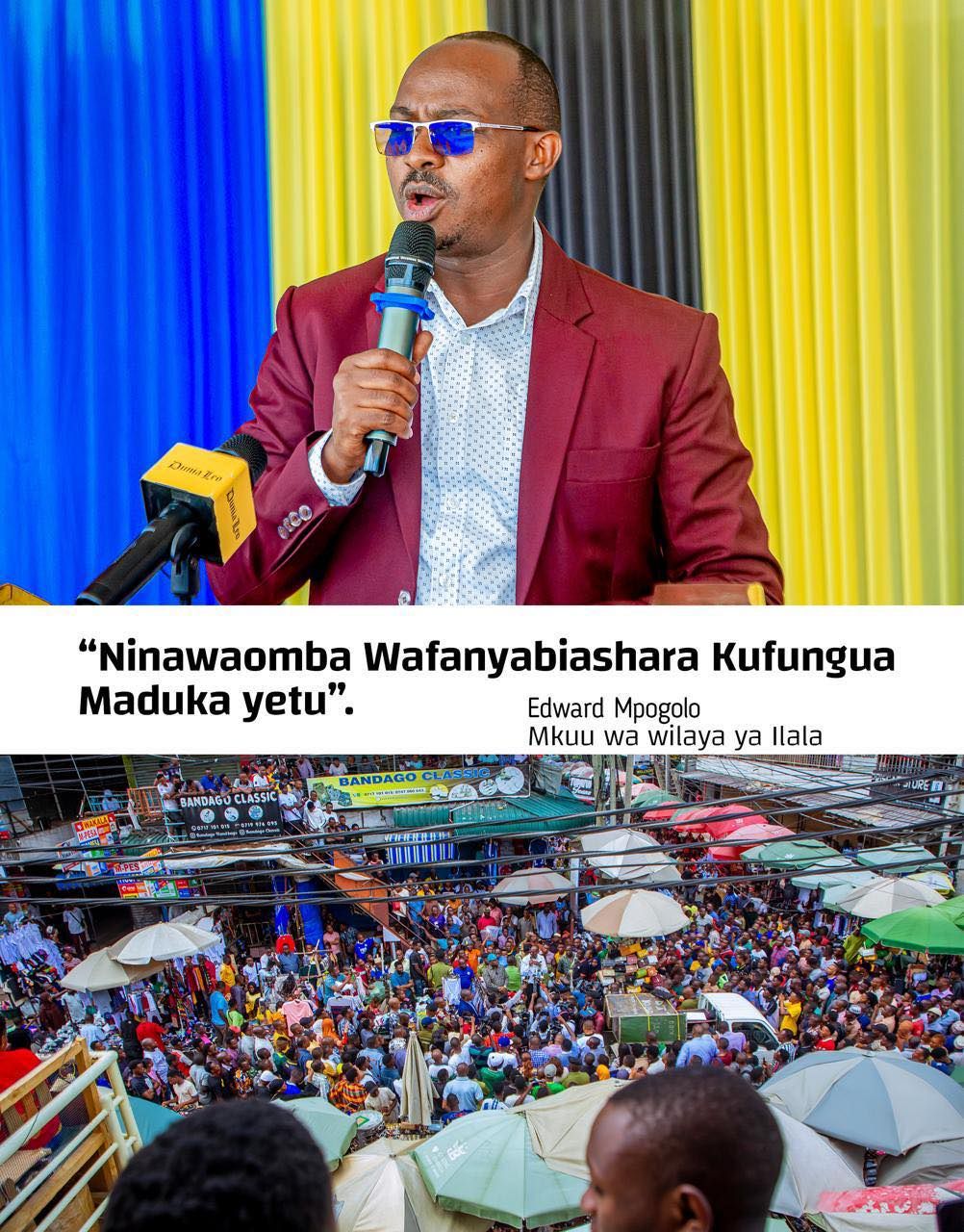 Sakata la wafanyabiashara Kariakoo, Hii ndiyo kauli ya DC Edward Mpogolo Muda Huu