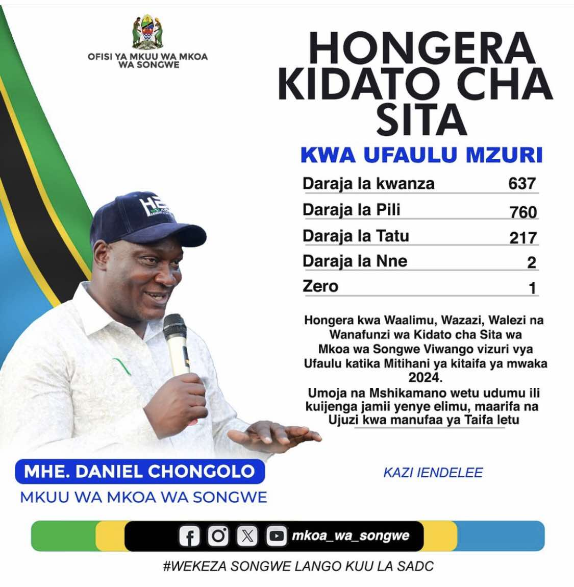 SOMA hii taarifa nyeti ya Toka kwa RC na RAS Mkoa wa Songwe