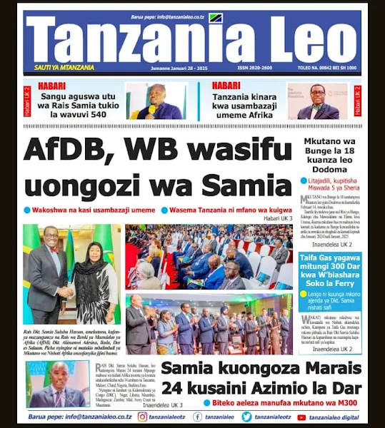 Masama Blog - Soma Hapa Magazeti ya Leo Jumanne 28 Januari 2025