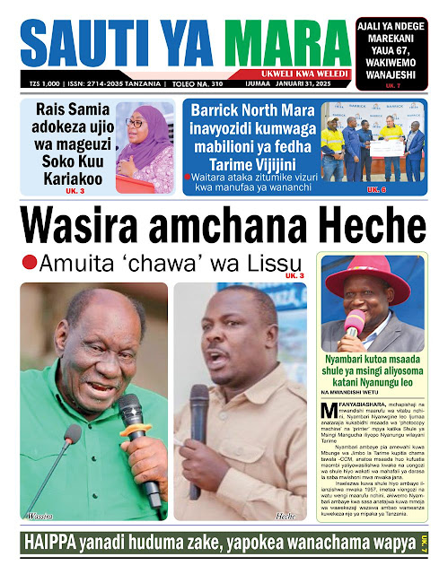 Haya Hapa Magazeti ya Leo Tarehe 31 January 2025