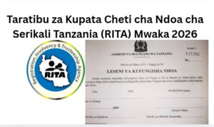 Taratibu za Kupata Cheti cha Ndoa cha Serikali Tanzania (RITA) Mwaka 2026