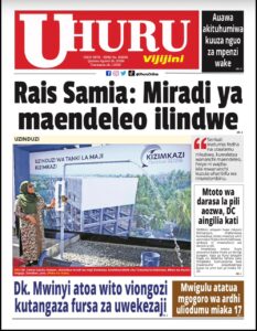 Magazeti ya leo Ijumaa 14 Agosti 2026